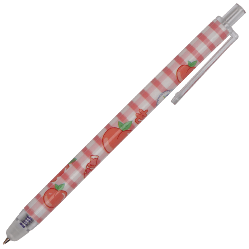 Pix cu Radiera si Mecanism Friction Peach, Set de 12
